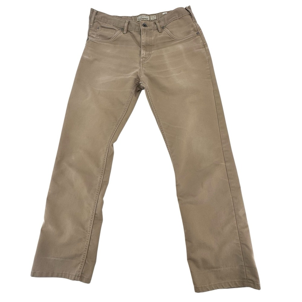 Patagonia Performance Twill‎ Jeans Khaki Tan Iron Clad 56490 Men's Sz 32 X 32